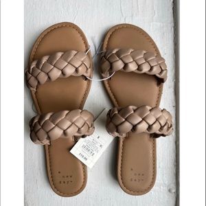 A New Day Lucy Braided Sandals NWT 8M